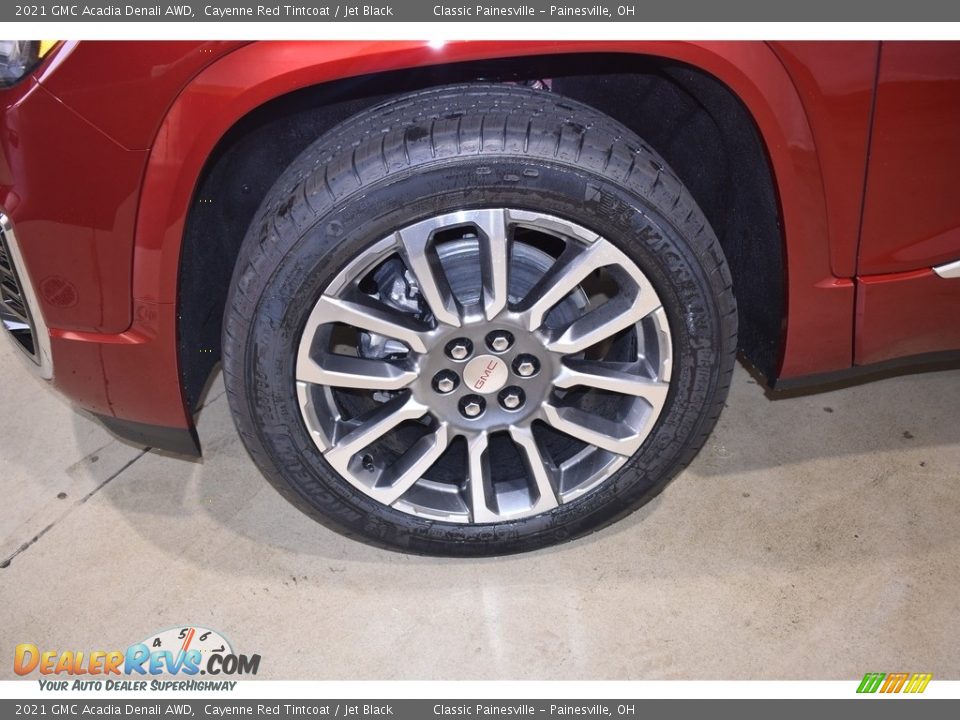 2021 GMC Acadia Denali AWD Cayenne Red Tintcoat / Jet Black Photo #5