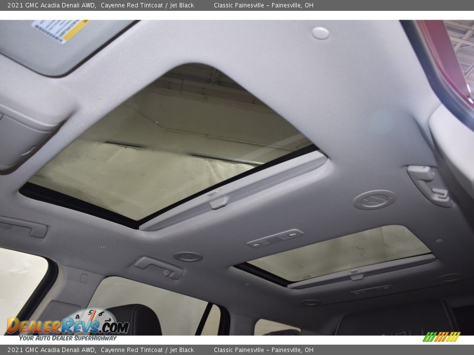 2021 GMC Acadia Denali AWD Cayenne Red Tintcoat / Jet Black Photo #6