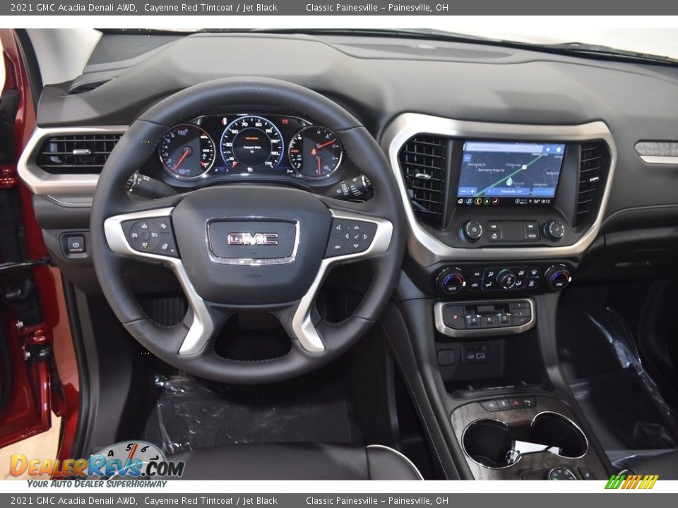 2021 GMC Acadia Denali AWD Cayenne Red Tintcoat / Jet Black Photo #12