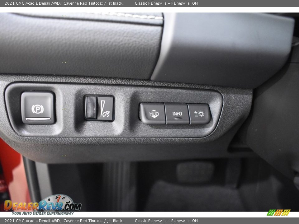 2021 GMC Acadia Denali AWD Cayenne Red Tintcoat / Jet Black Photo #15
