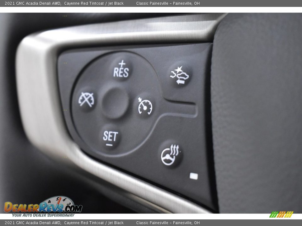 2021 GMC Acadia Denali AWD Cayenne Red Tintcoat / Jet Black Photo #16