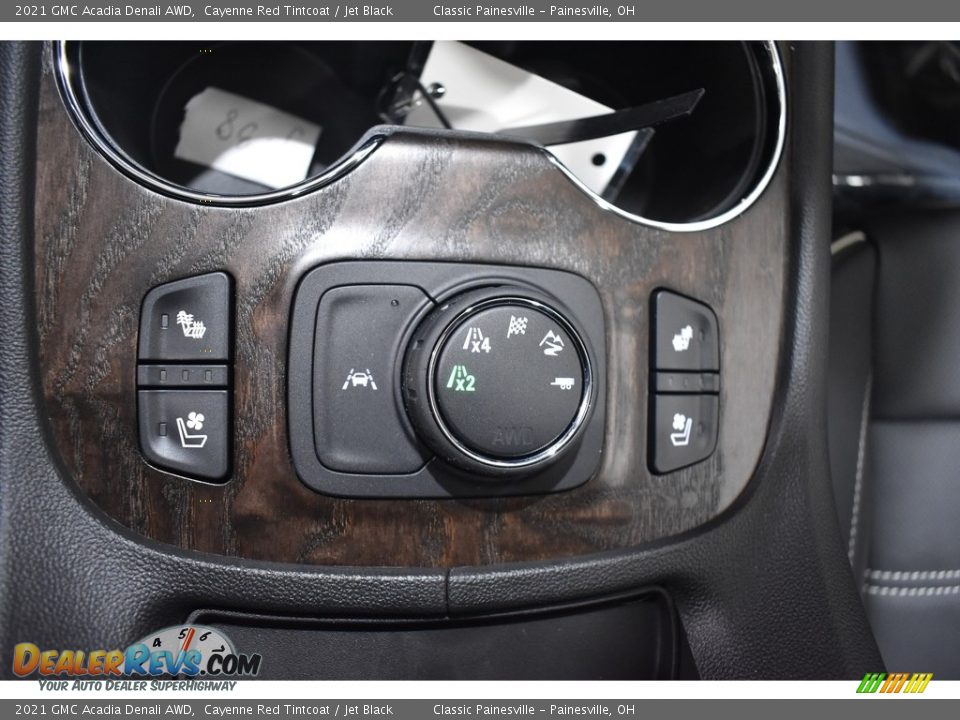 2021 GMC Acadia Denali AWD Cayenne Red Tintcoat / Jet Black Photo #17
