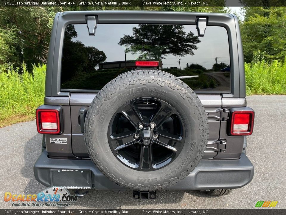 2021 Jeep Wrangler Unlimited Sport 4x4 Granite Crystal Metallic / Black Photo #7