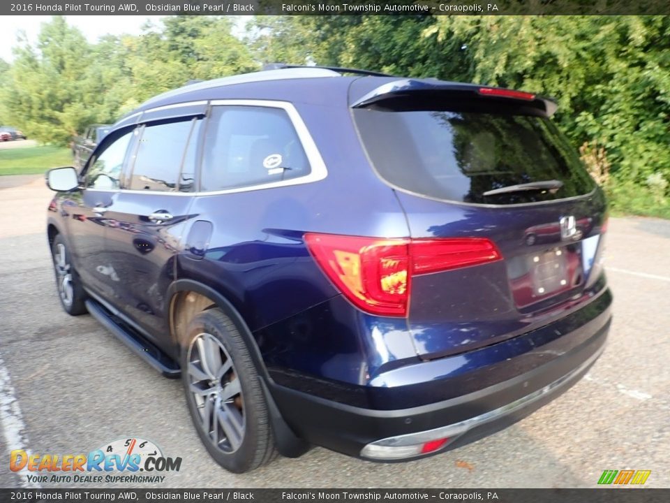 2016 Honda Pilot Touring AWD Obsidian Blue Pearl / Black Photo #2