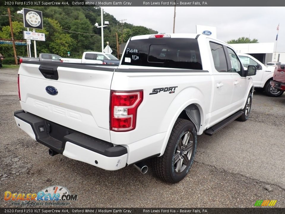 2020 Ford F150 XLT SuperCrew 4x4 Oxford White / Medium Earth Gray Photo #2