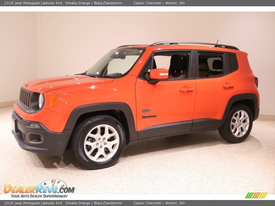 Omaha Orange 2016 Jeep Renegade Latitude 4x4 Photo #3