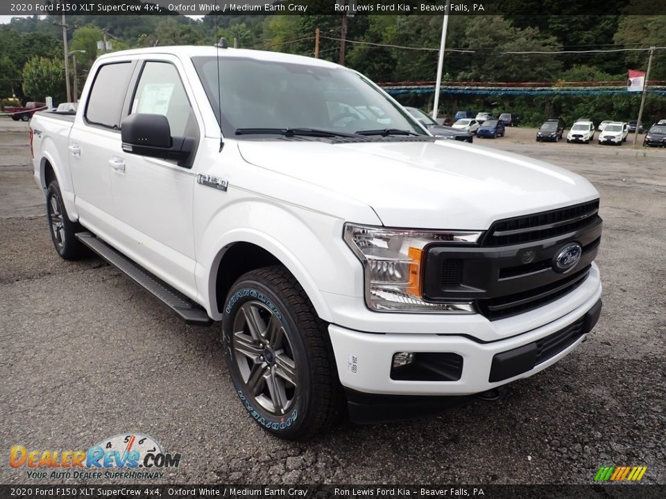 2020 Ford F150 XLT SuperCrew 4x4 Oxford White / Medium Earth Gray Photo #3