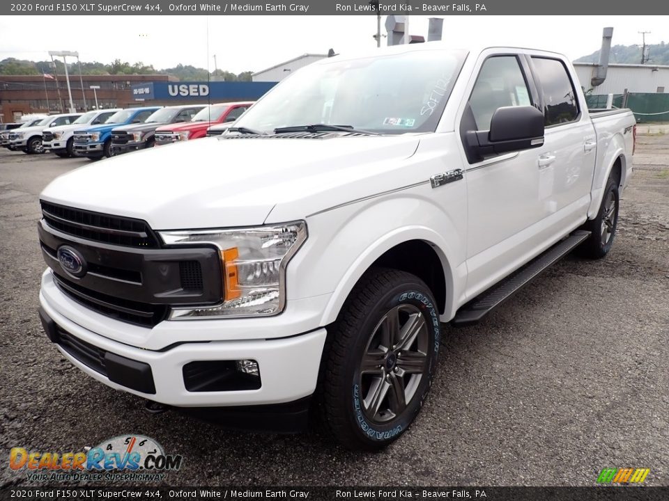 2020 Ford F150 XLT SuperCrew 4x4 Oxford White / Medium Earth Gray Photo #5