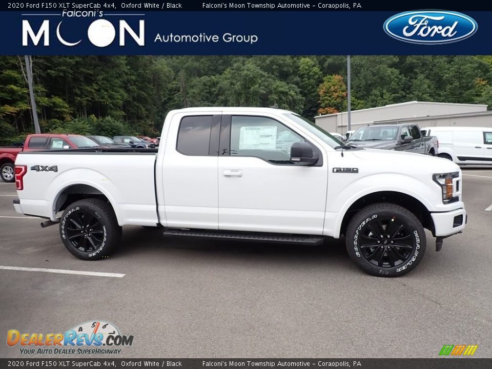 2020 Ford F150 XLT SuperCab 4x4 Oxford White / Black Photo #1