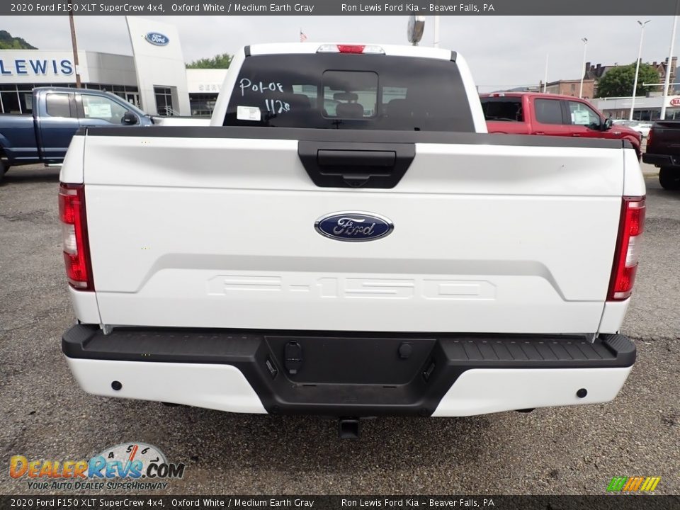 2020 Ford F150 XLT SuperCrew 4x4 Oxford White / Medium Earth Gray Photo #8