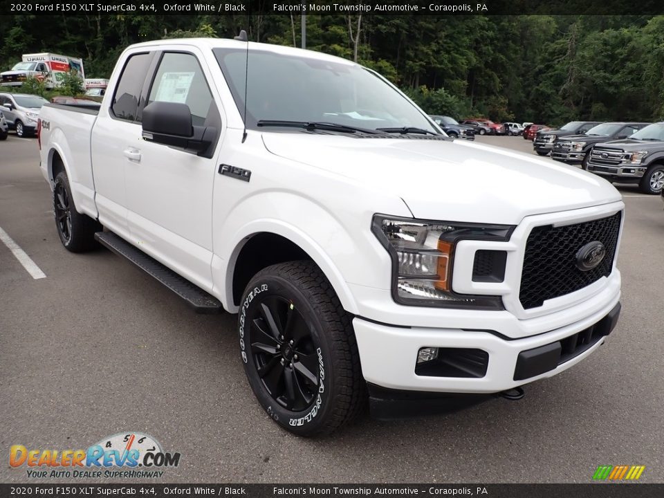 2020 Ford F150 XLT SuperCab 4x4 Oxford White / Black Photo #3