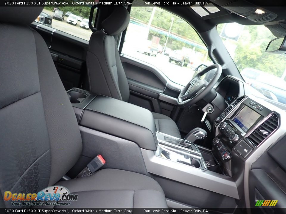 2020 Ford F150 XLT SuperCrew 4x4 Oxford White / Medium Earth Gray Photo #10