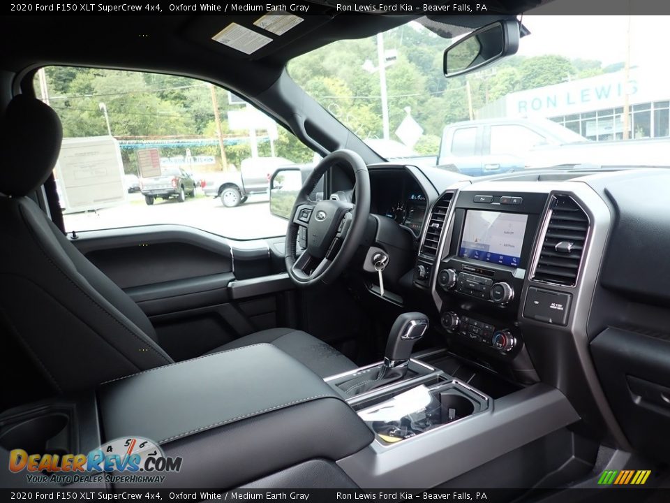2020 Ford F150 XLT SuperCrew 4x4 Oxford White / Medium Earth Gray Photo #11