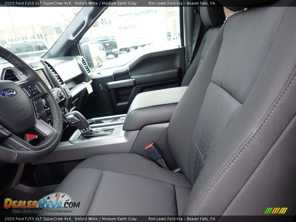 2020 Ford F150 XLT SuperCrew 4x4 Oxford White / Medium Earth Gray Photo #12