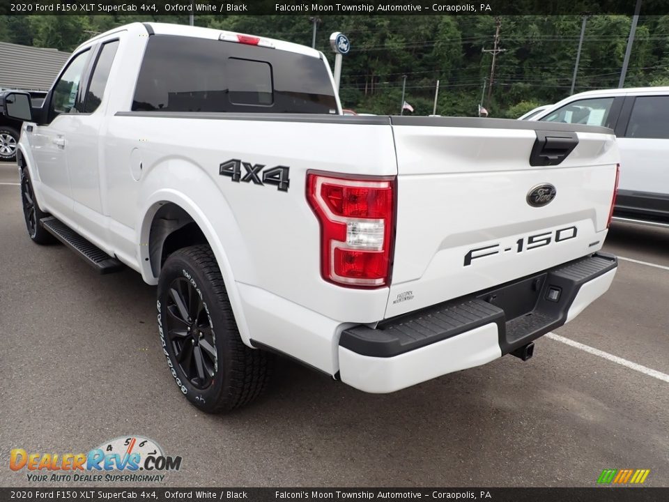 2020 Ford F150 XLT SuperCab 4x4 Oxford White / Black Photo #6