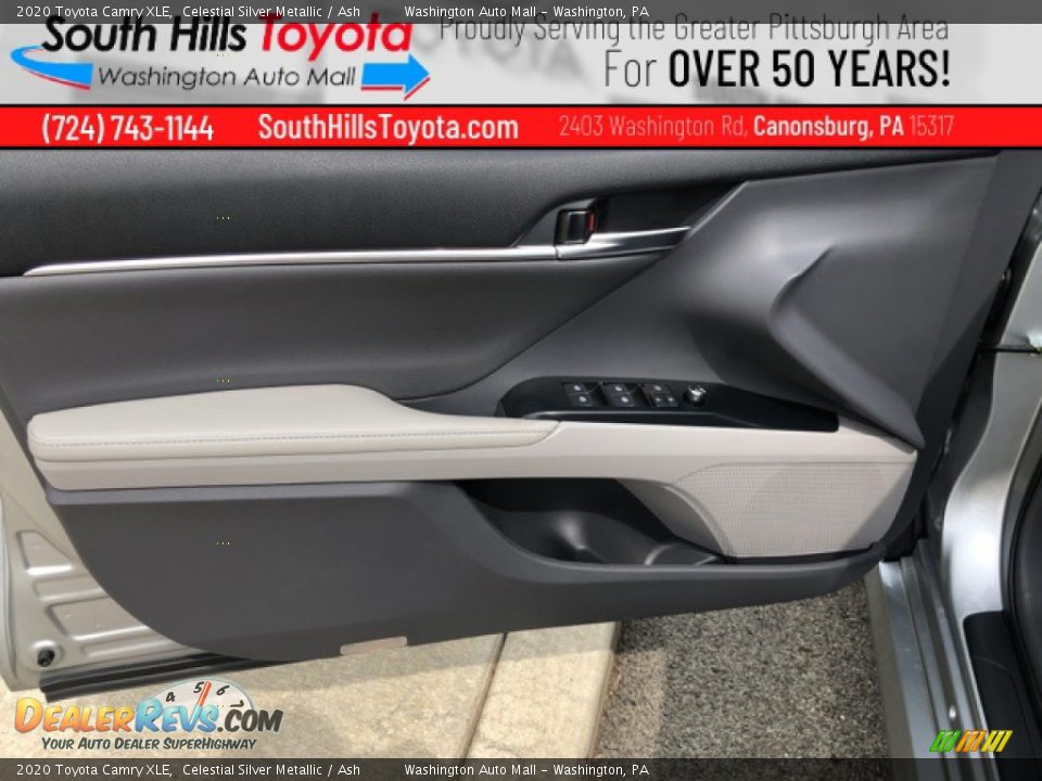 2020 Toyota Camry XLE Celestial Silver Metallic / Ash Photo #11