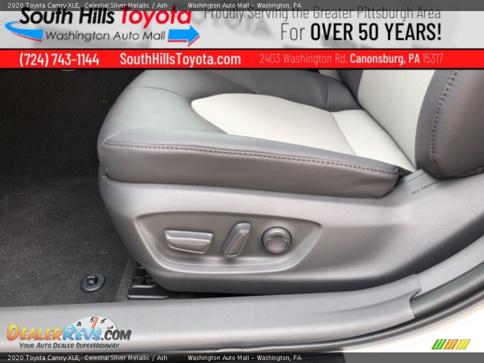 2020 Toyota Camry XLE Celestial Silver Metallic / Ash Photo #12
