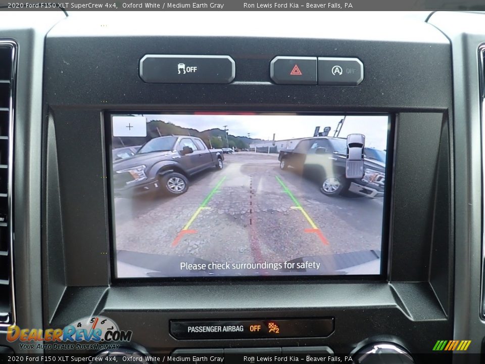 2020 Ford F150 XLT SuperCrew 4x4 Oxford White / Medium Earth Gray Photo #16