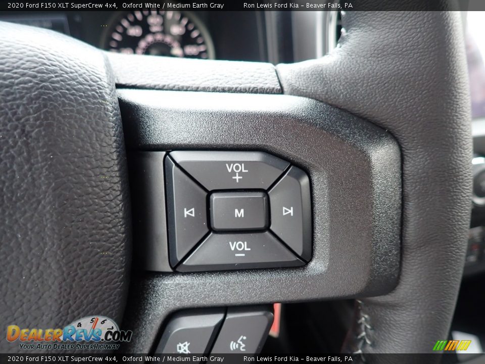 2020 Ford F150 XLT SuperCrew 4x4 Oxford White / Medium Earth Gray Photo #17