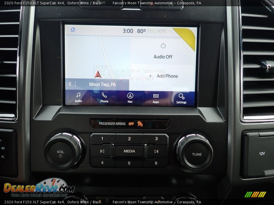 2020 Ford F150 XLT SuperCab 4x4 Oxford White / Black Photo #12