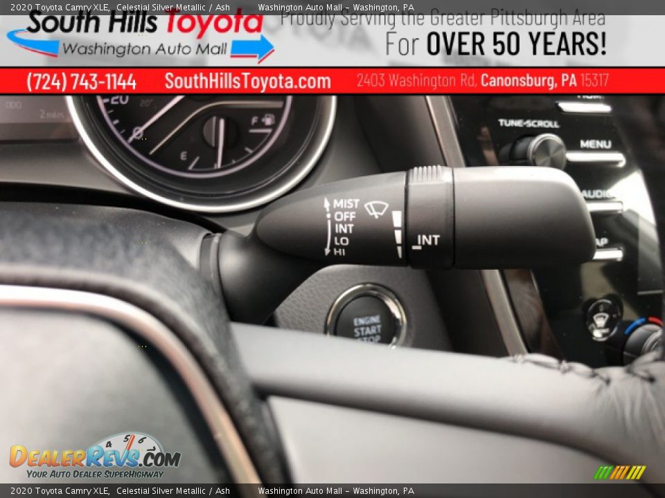 2020 Toyota Camry XLE Celestial Silver Metallic / Ash Photo #19