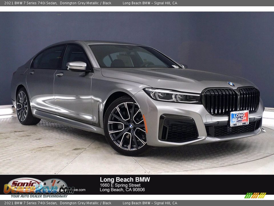 2021 BMW 7 Series 740i Sedan Donington Grey Metallic / Black Photo #1