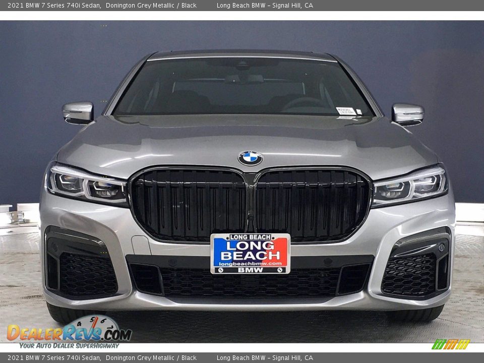 2021 BMW 7 Series 740i Sedan Donington Grey Metallic / Black Photo #2