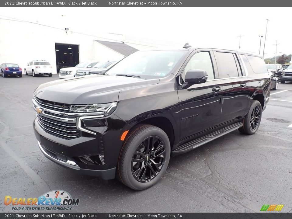 2021 Chevrolet Suburban LT 4WD Black / Jet Black Photo #1