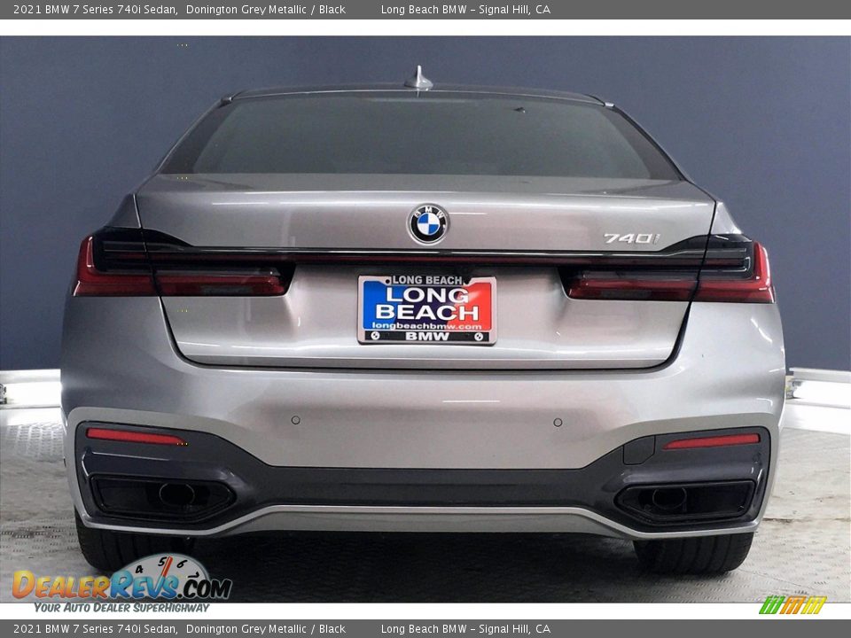 2021 BMW 7 Series 740i Sedan Donington Grey Metallic / Black Photo #4