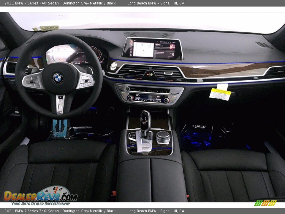 2021 BMW 7 Series 740i Sedan Donington Grey Metallic / Black Photo #5