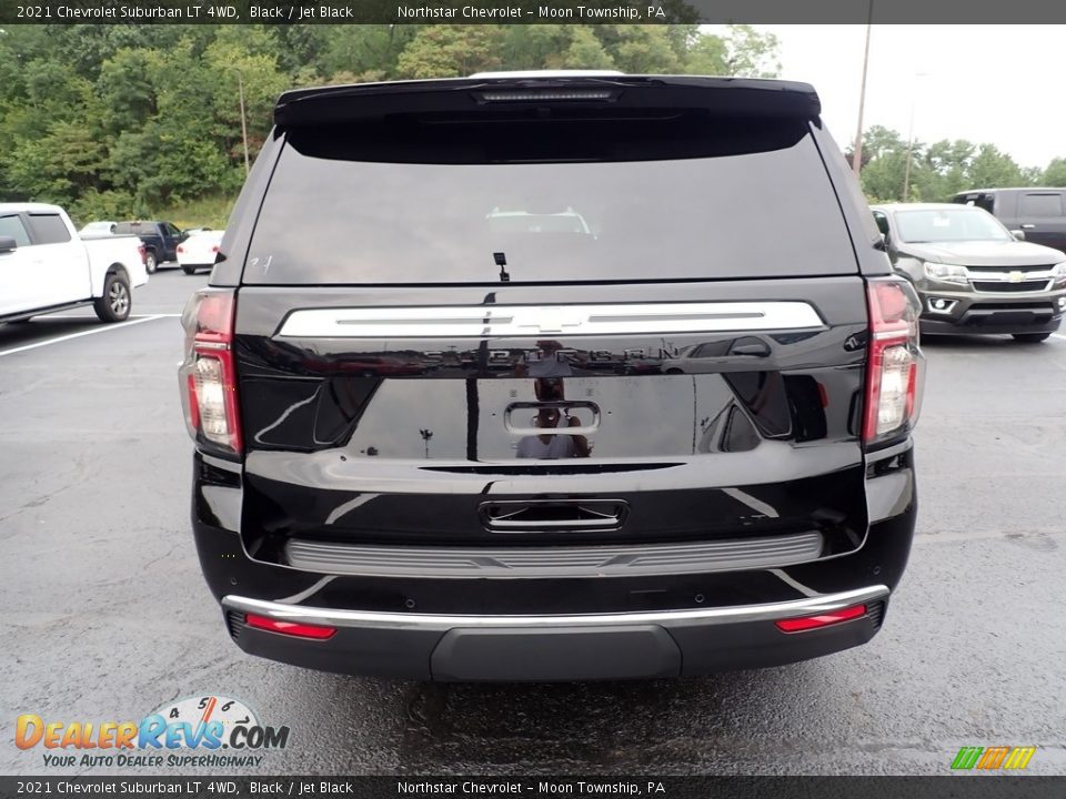2021 Chevrolet Suburban LT 4WD Black / Jet Black Photo #5