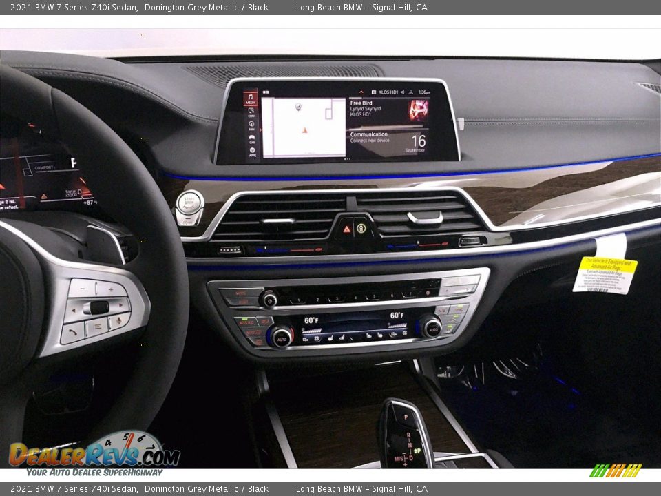 2021 BMW 7 Series 740i Sedan Donington Grey Metallic / Black Photo #6