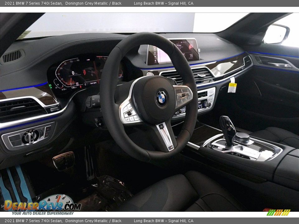 2021 BMW 7 Series 740i Sedan Donington Grey Metallic / Black Photo #7
