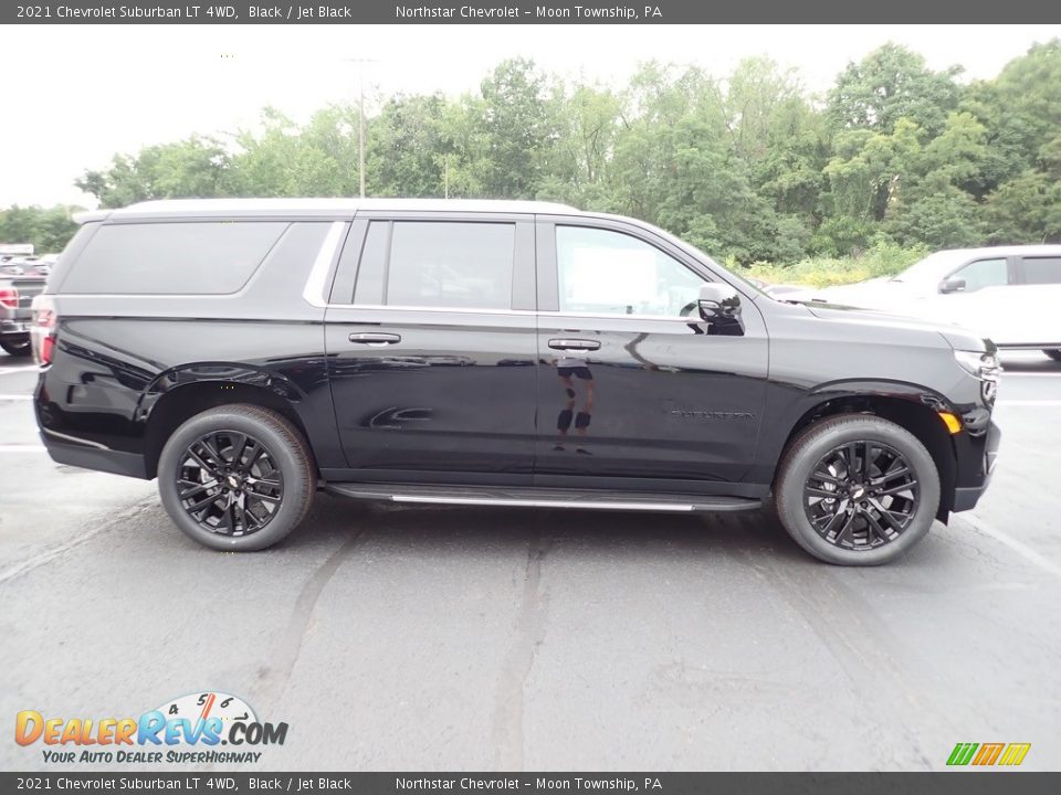 2021 Chevrolet Suburban LT 4WD Black / Jet Black Photo #7