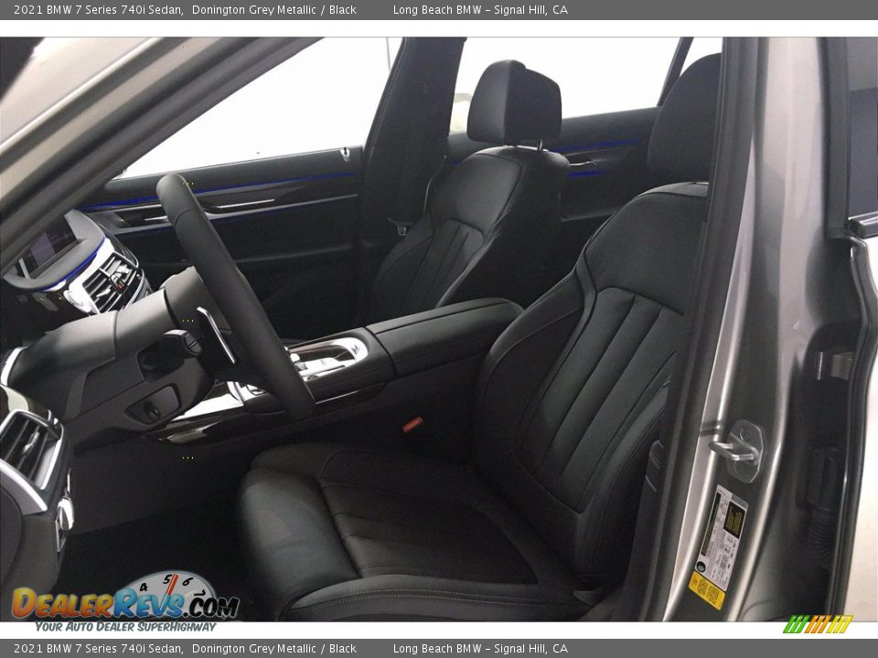 2021 BMW 7 Series 740i Sedan Donington Grey Metallic / Black Photo #9