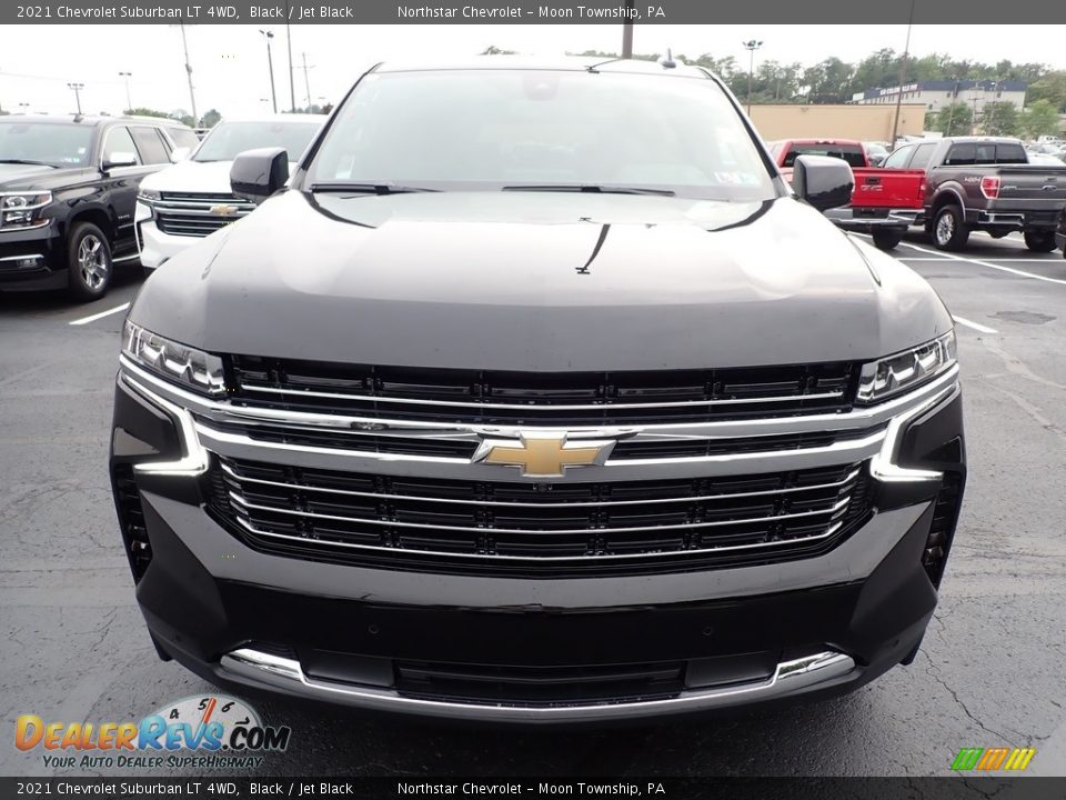 2021 Chevrolet Suburban LT 4WD Black / Jet Black Photo #9