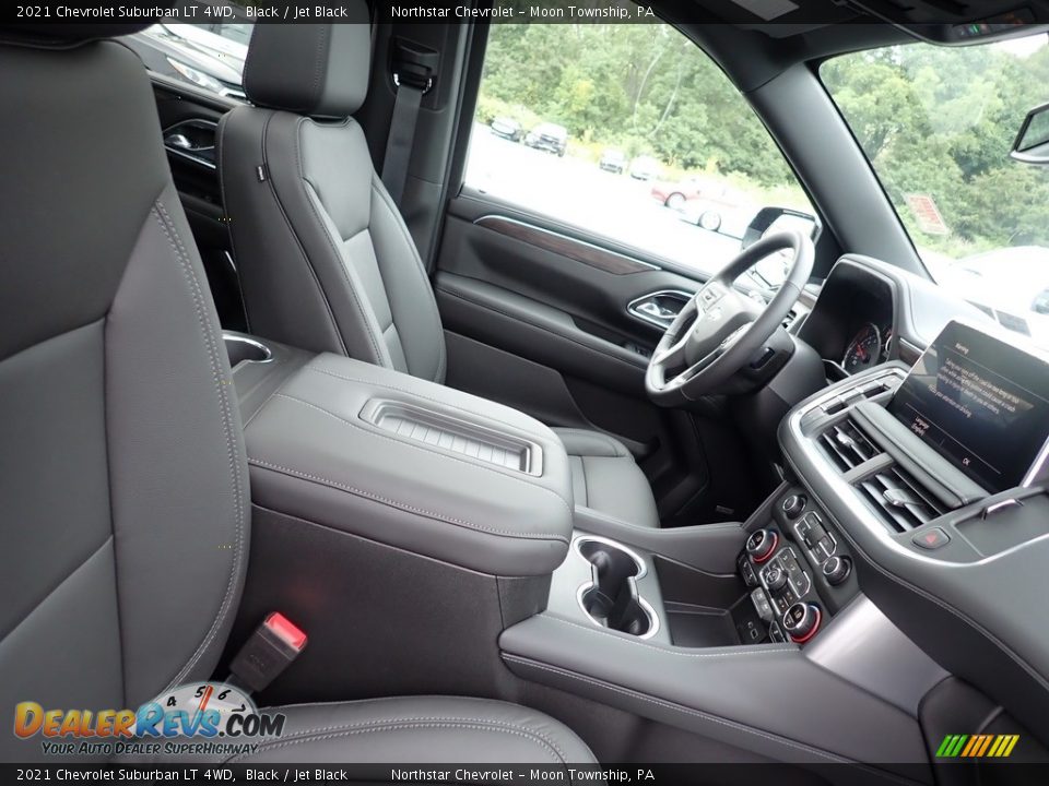 2021 Chevrolet Suburban LT 4WD Black / Jet Black Photo #10