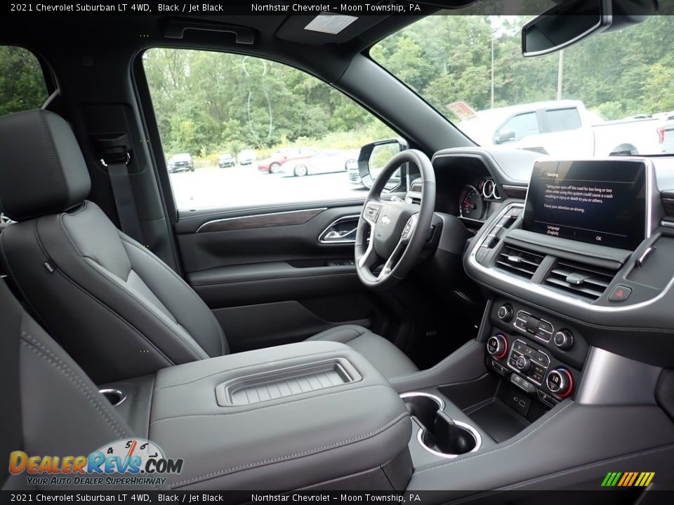 2021 Chevrolet Suburban LT 4WD Black / Jet Black Photo #11