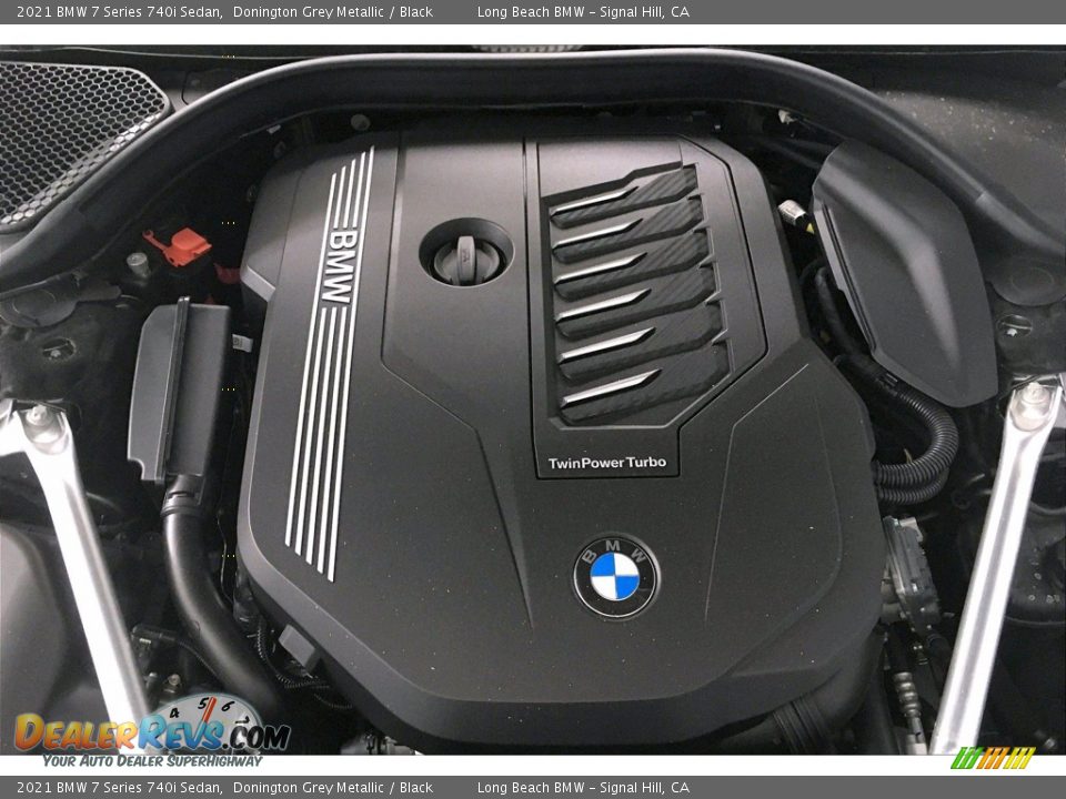 2021 BMW 7 Series 740i Sedan Donington Grey Metallic / Black Photo #11