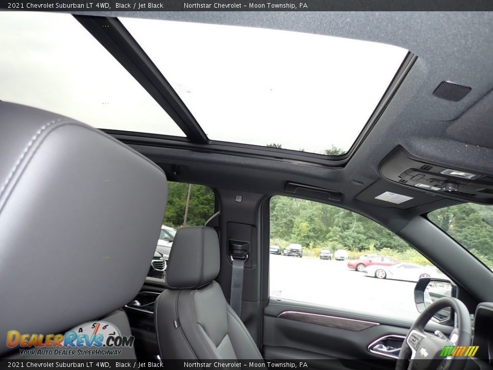 2021 Chevrolet Suburban LT 4WD Black / Jet Black Photo #12