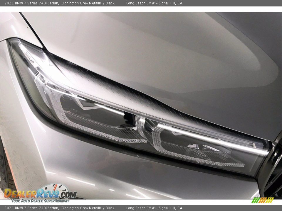 2021 BMW 7 Series 740i Sedan Donington Grey Metallic / Black Photo #14