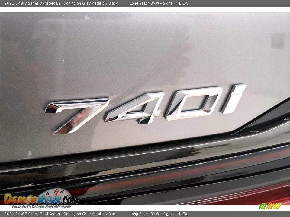 2021 BMW 7 Series 740i Sedan Donington Grey Metallic / Black Photo #16