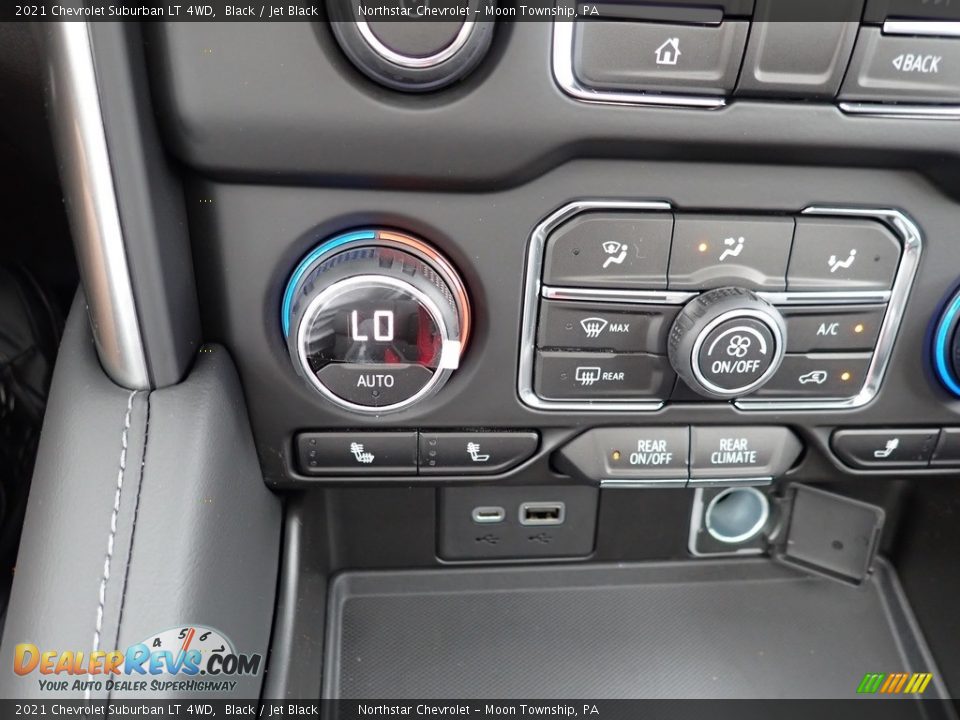 2021 Chevrolet Suburban LT 4WD Black / Jet Black Photo #20