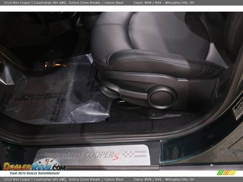 2014 Mini Cooper S Countryman All4 AWD Oxford Green Metallic / Carbon Black Photo #5