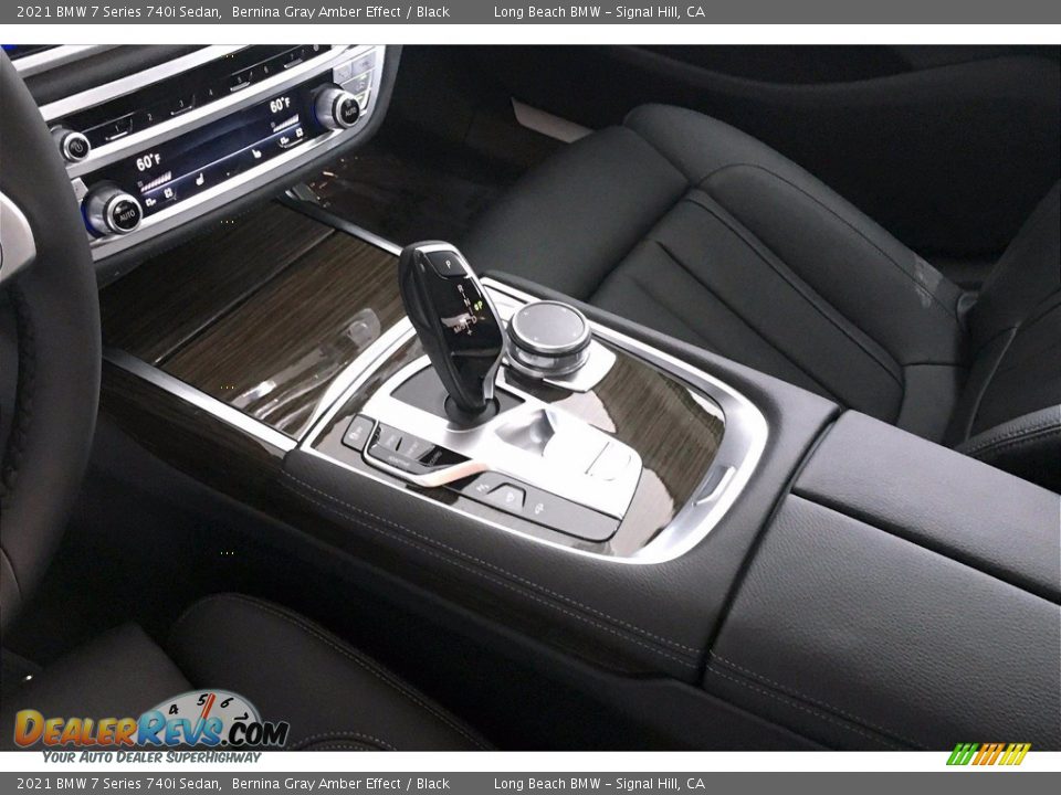 2021 BMW 7 Series 740i Sedan Bernina Gray Amber Effect / Black Photo #8