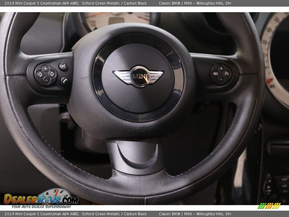 2014 Mini Cooper S Countryman All4 AWD Oxford Green Metallic / Carbon Black Photo #7