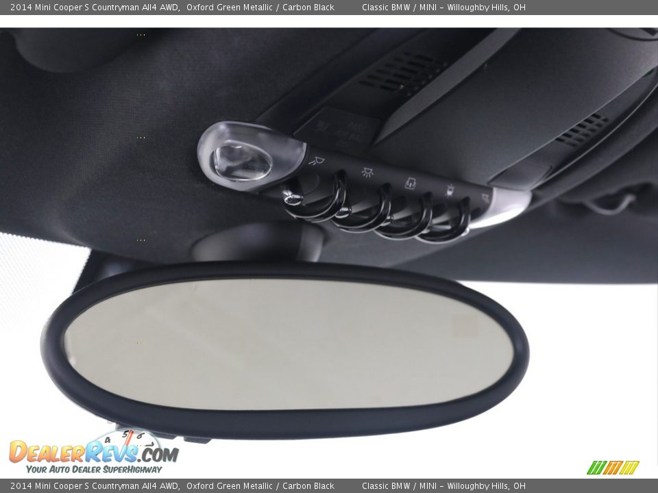 2014 Mini Cooper S Countryman All4 AWD Oxford Green Metallic / Carbon Black Photo #8