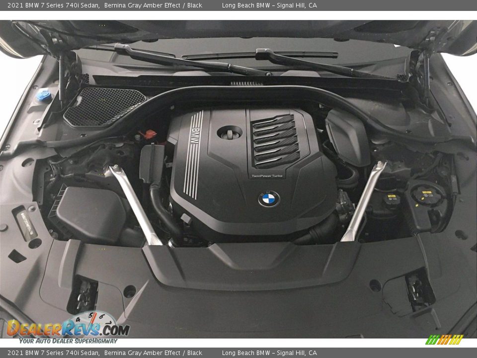 2021 BMW 7 Series 740i Sedan 3.0 Liter M TwinPower Turbocharged DOHC 24-Valve Inline 6 Cylinder Engine Photo #10