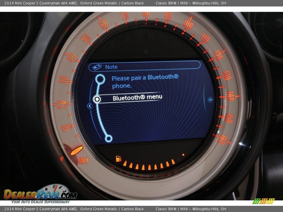 2014 Mini Cooper S Countryman All4 AWD Oxford Green Metallic / Carbon Black Photo #11