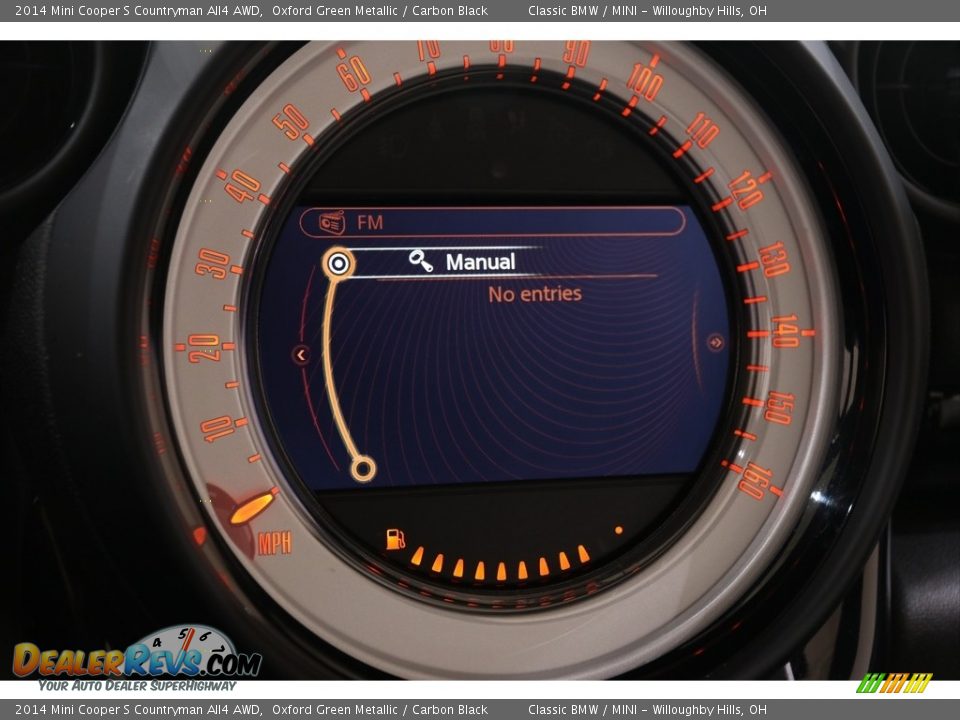 2014 Mini Cooper S Countryman All4 AWD Oxford Green Metallic / Carbon Black Photo #12